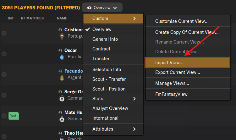 FM view import image